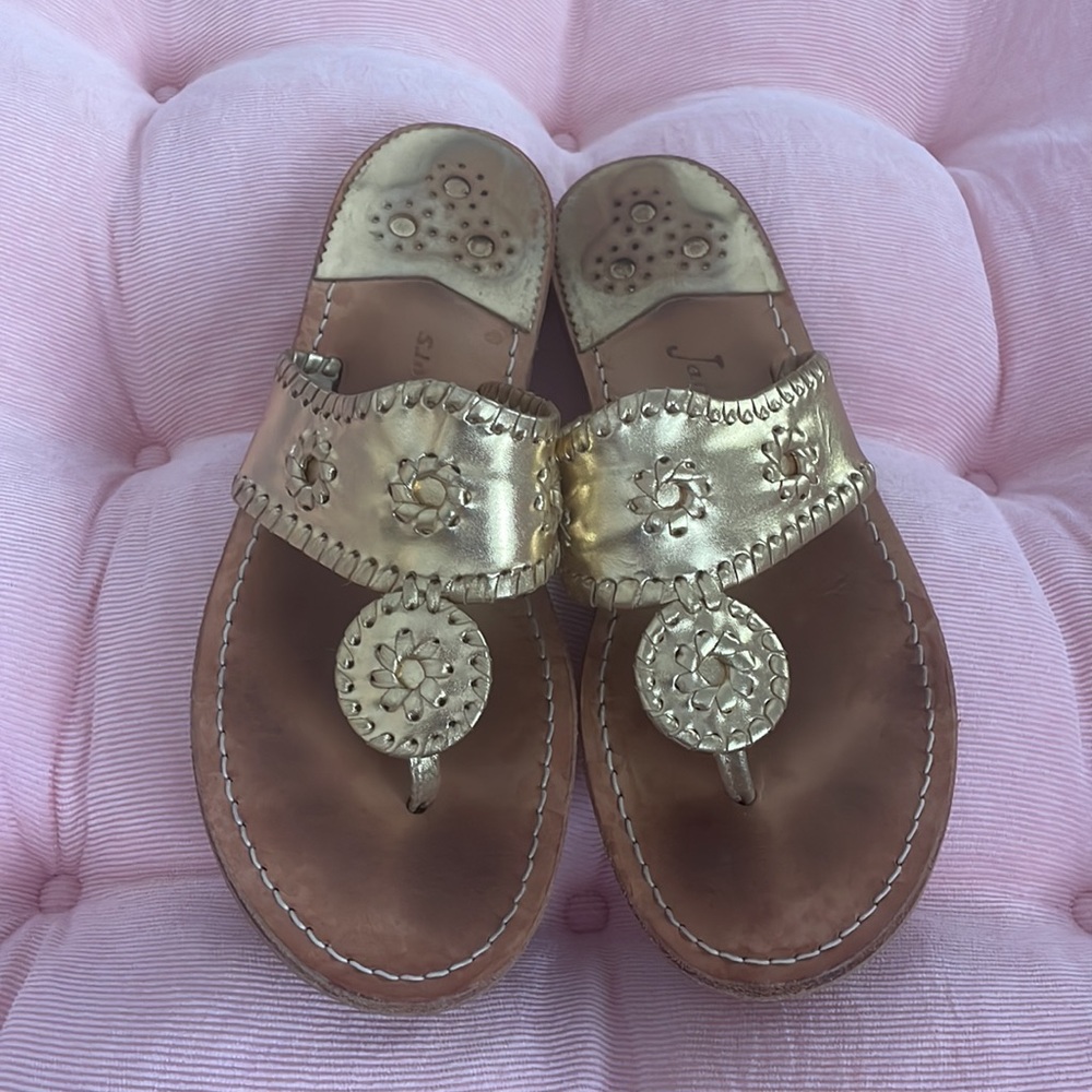 Jack Rogers Gold 9